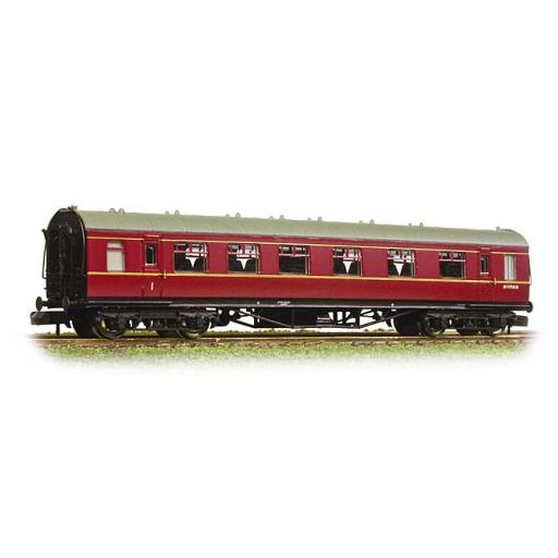 374-852A Stanier Composite First & Second Br Maroon Coach Graham Farish