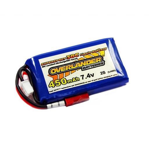 7.4V 450Ma 35C Li-Poly Battery