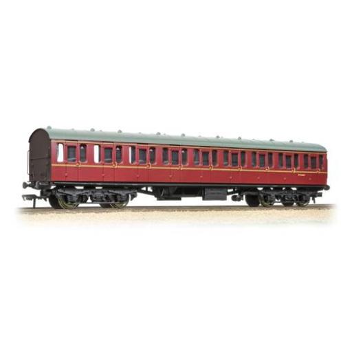 34-604C Mk1 Suburban Open Br Lined Maroon With Passengers