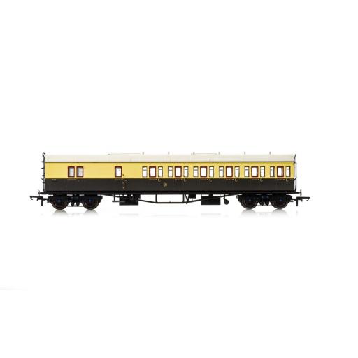 R4877A Gwr, Collett 57' Bow Ended D98 Six Compartment Brake Third (Right Hand), 5504 - Era 3 Hornby*