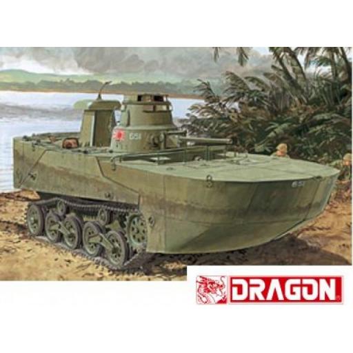 6712 Ijn Type 2 Ka-M1 Amphibious Tank 1:35 Dragon