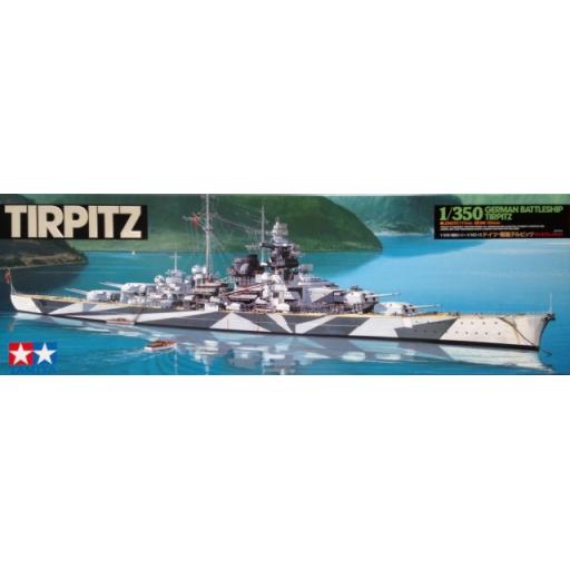 78015 German Tirpitz Battleship 1:350 Tamiya