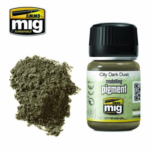 Mig 3028 City Dark Dust Pigment Weathering Powder 35Ml