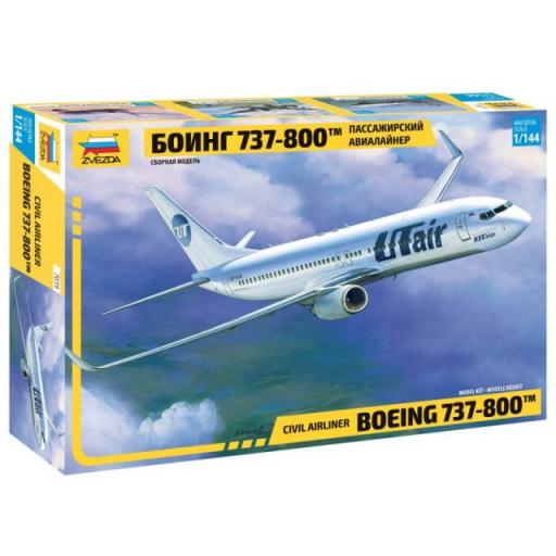 7019 Boeing 737-800 Civil Airliner 1:144 Zvezda
