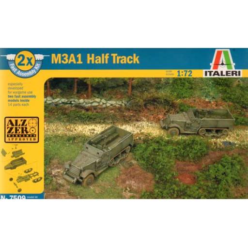 7509 M3A1 Half Track 1:72 Italeri