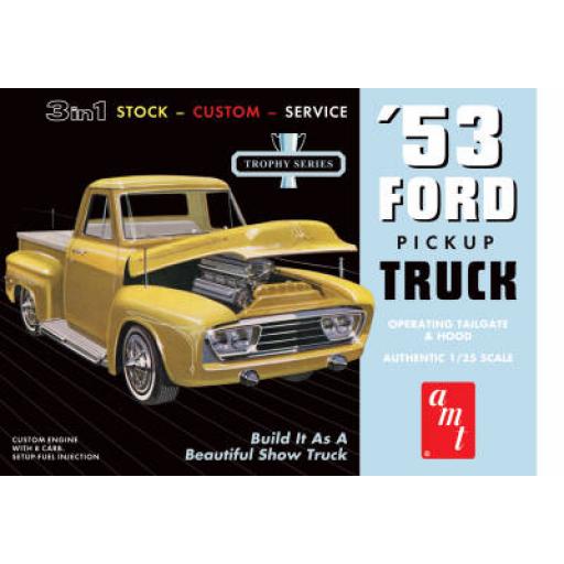 Amt882 53 Ford Pickup Truck 1:25 Amt