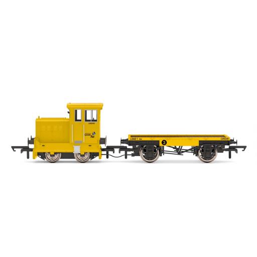 R3853 Grantrail Ltd Ruston & Hornsby 48Ds Gr5090, 0-4-0 & Flatbed Wagon