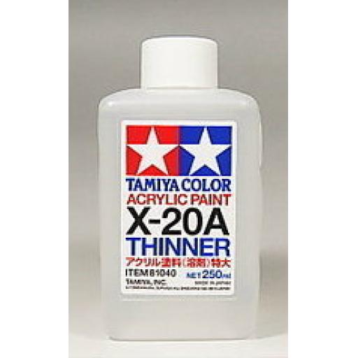 X-20A Acrylic Paint Thinners 250Ml Tamiya