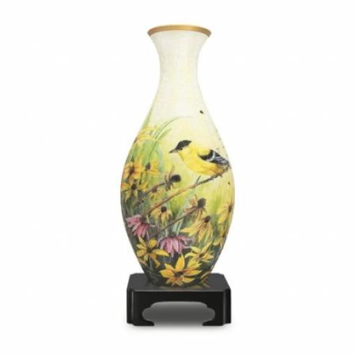 Pintoo Goldfinches 3D Puzzle Vase S1003 160 Pcs