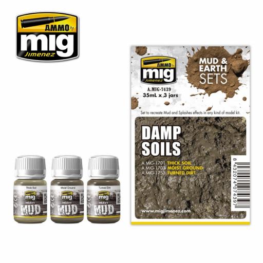 Mig 7439 Damp Soils Mud & Earth Sets
