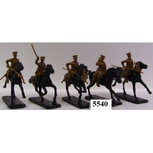 5540 Ww1 Mounted British Lancers 1:32 Armies In Plastic