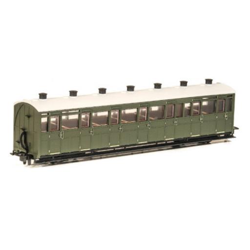Gr-441U All Third Coach Sr Livery Unlettered Peco