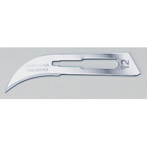 Swann-Morton No.12 Surgical Knife Blades For No.3 Handle