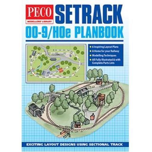 Pm-400 Peco Modellers' Library Setrack Oo-9 (Hoe) Planbook Peco