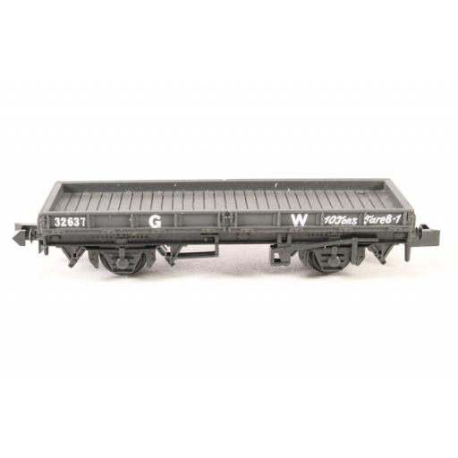 Nr-5W Plate Wagon, Gw, Dark Grey Wagon Peco