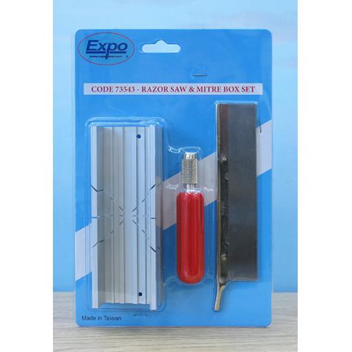 73543 Razor Saw Set With Mitre Box