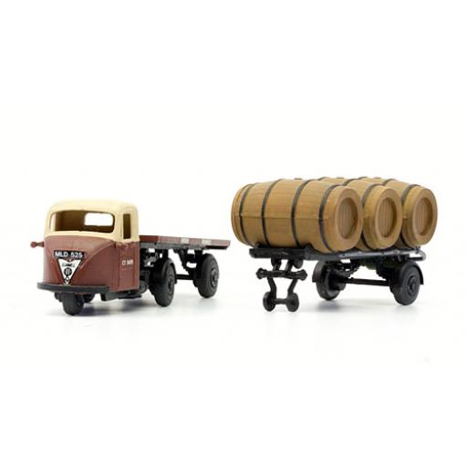 C033 Scammel Scarab With Barrels Dapol Unpainted Kit