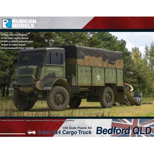 280106 Bedford Qld 3-Ton Cargo Truck 1:56 Rubicon