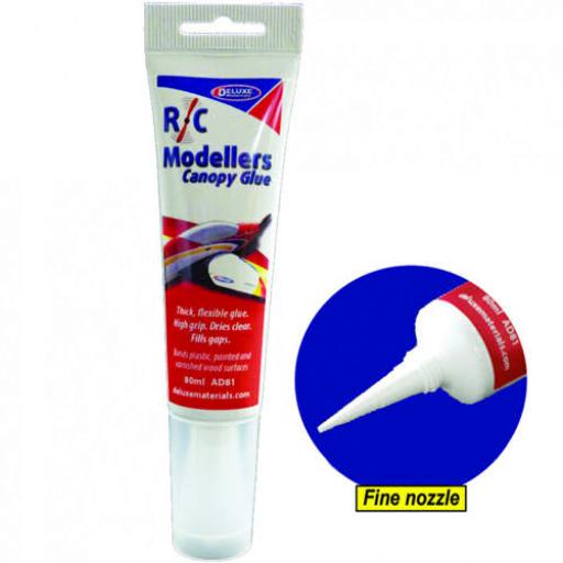 Rc Modellers Canopy Glue Deluxe 80Ml Ad81