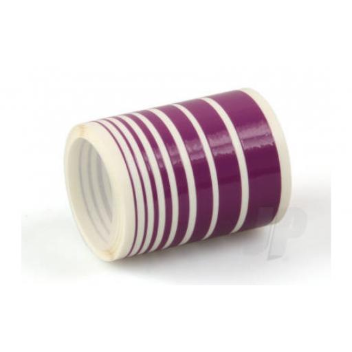 Trimline Purple 2.5M Length Of 8 Different Width Tapes On One Roll; 0.5, 0.8, 1.3, 2.1, 3.3, 5, 7 & 10Mm