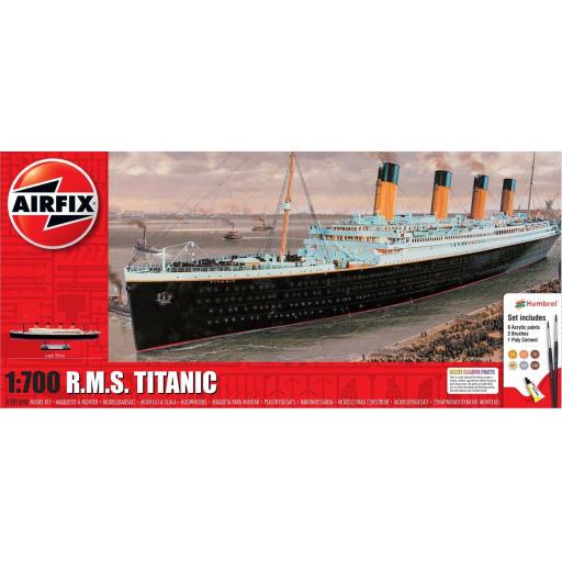 A50164A Rms Titanic 1:700 Airfix Gift Set