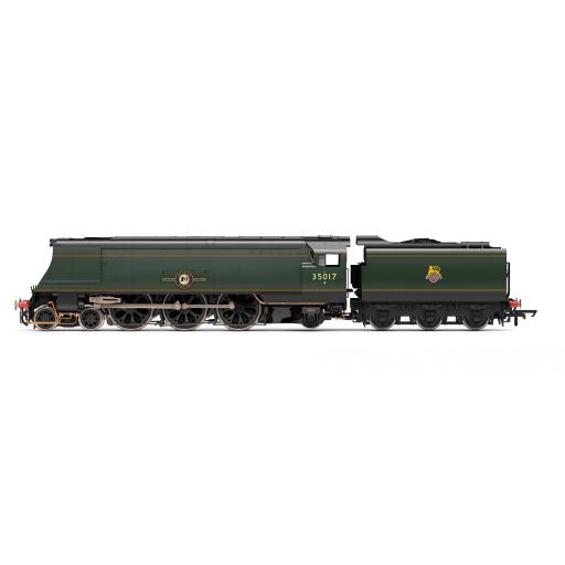 R3861 Br 4-6-2 Belgian Marine Merchant Navy Class 35017 (Dcc Ready) Hornby