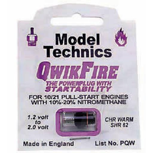 Qwikfire Warm Glowplug Model Technics