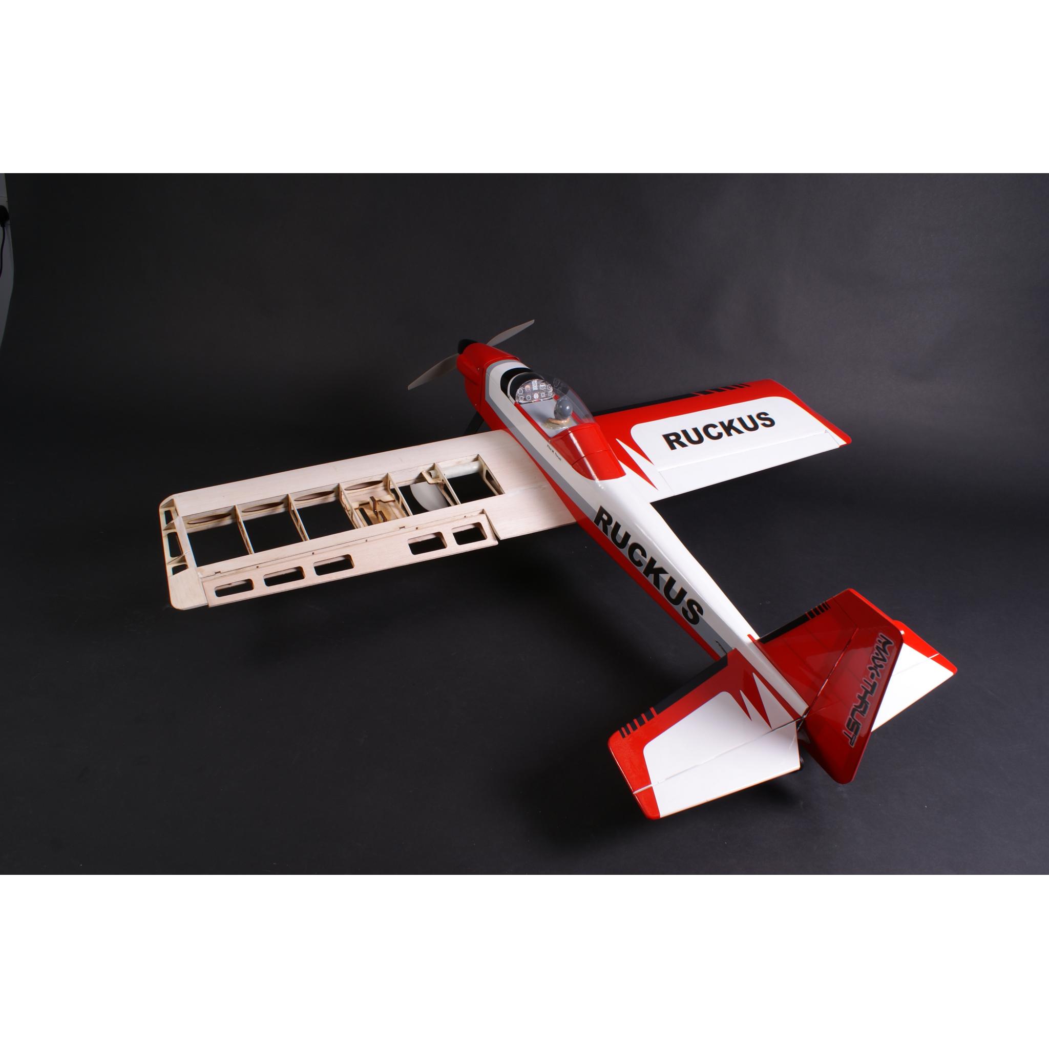 Max Thrust Ruckus Pro-Built Red 1-Mt-Balsa-Ruckus | Addlestone Models
