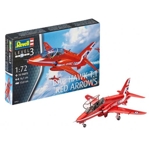 04921 Bae Hawk T.1 'Red Arrows' Scale 1:72 Revell