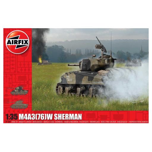 A1365 M4A3 76W Sherman Battle Of The Bulge 1:35 Airfix