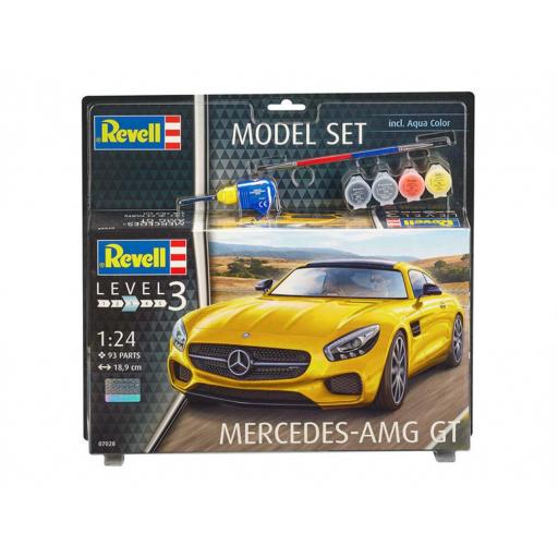 67028 Mercedes Amg Gt 1:24 Revell Model Set