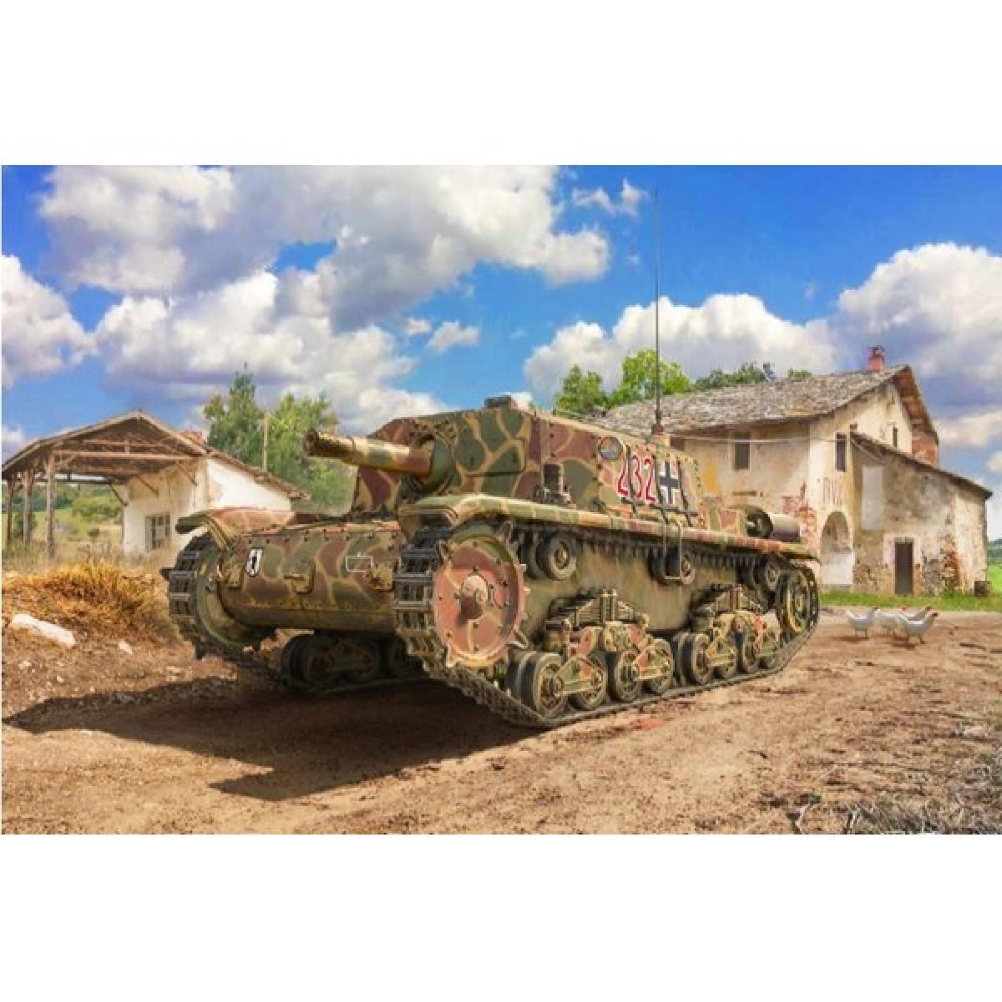 6569 Semovente M42 Da 75/18 1:35 Italeri | Addlestone Models
