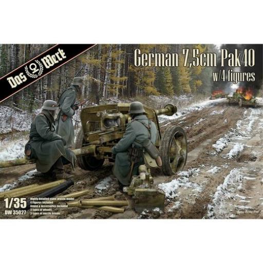 DW35027 GERMAN 7.5cm PAK40 1:35 DAS WERK