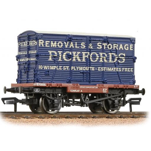 37-954A CONFLAT BR BAUXITE EARLY W/ BDCONTAINER PICKFORDS WAGON