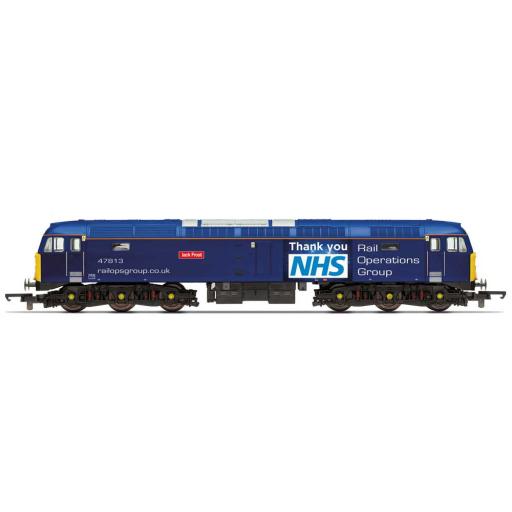 R30042TTS CLASS 47 JACK FROST 47813 JACK FROST RAILROAD (DCC FITTED WITH SOUND)