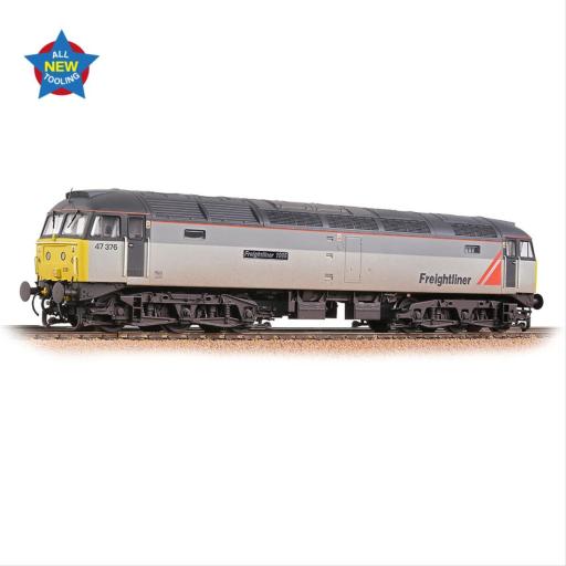 35-430 CLASS 47/3 47376 FREIGHTLINER 1995 FL GREY WEATHERED (DCC READY) BACHMANN