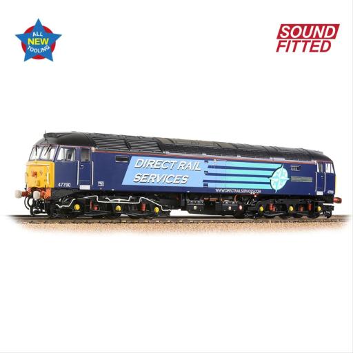 35-432SF CLASS 47/7 47790 GALLOWAY PRINCESS DRS COMPASS (DCC SOUND FITTED) BACHMANN