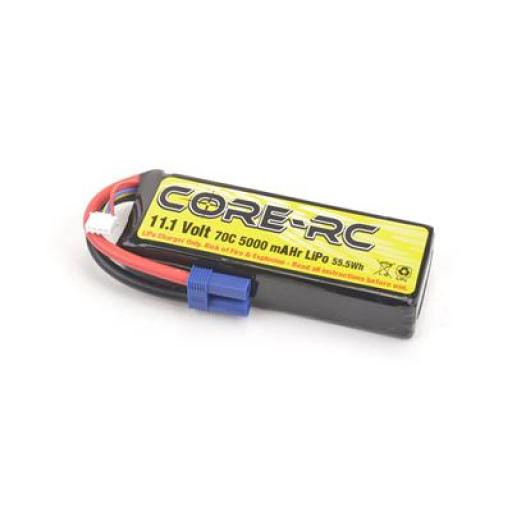 11.1V 5000Ma 70C Li-Poly Battery Soft Case Ec5 Connector