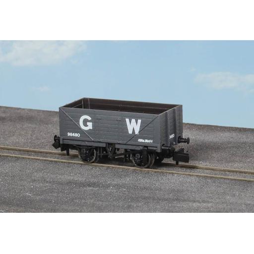 NR-7000W 9ft 7 PLANK OPEN GWR GREY WAGON PECO 98480