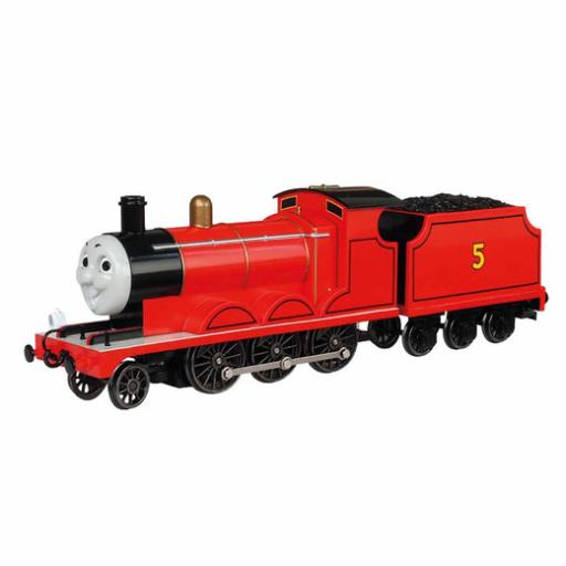 58743BE JAMES THE RED ENGINE WITH MOVING EYES BACHMANN THOMAS THE TANK ENGINE