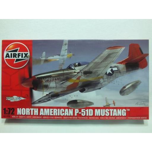 A01004 NORTH AMERICAN P-51D MUSTANG 1:72 AIRFIX