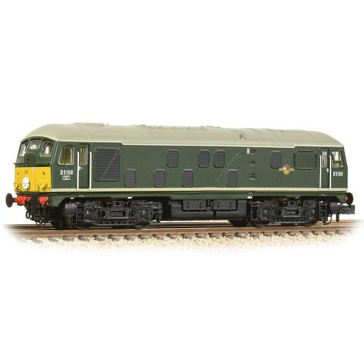 372-981 CLASS 24/0 D5100 BR GREEN SMALL YELLOW PANELS (6 PIN DCC)