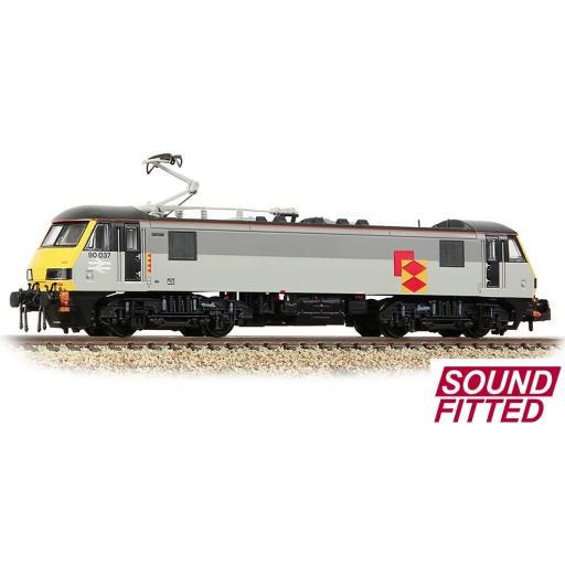 371-781SF CLASS 90/0 90037 BR RAILFREIGHT DISTRIBUTION (DCC SOUND FITTED)