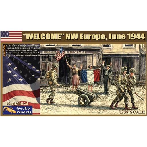 35GM0044 WELCOME NW EUROPE JUNE 1944 1:35 GECKO