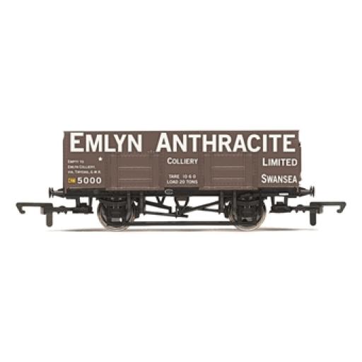 R60111 ALL STEEL 21 TON MINERAL WAGON EMLYN ANTHRACITE
