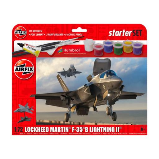 A55010 LOCKHEED MARTIN F-35B LIGHTNING II 1:72 AIRFIX STARTER SET