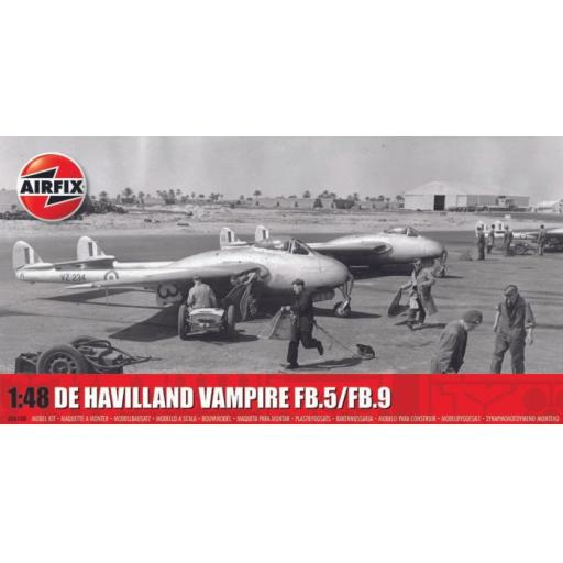 A06108 DE HAVILLAND VAMPIRE F.5 /FB.9 1:48 AIRFIX