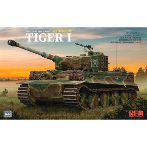 RFM 5080 TIGER 1 LATE PRODUCTION WITH FULL INTERIOR & ZIMMERIT 1:35 RFM RYEFIELD