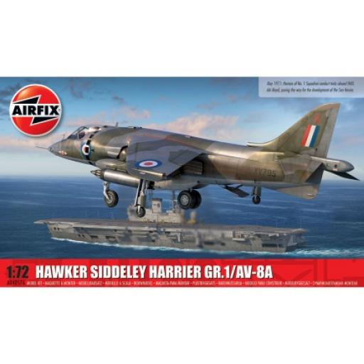 A04057A HAWKER SIDDELEY HARRIER GR1 / AV-8A 1:72 AIRFIX