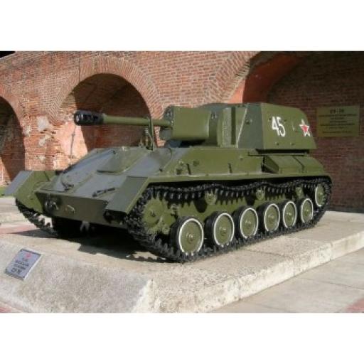 3662 SU-76 SOVIET SELF PROPELLED GUN 1:35